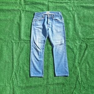 Taylor Stitch Selvedge Jeans Slim Straight Light Wash Size 30